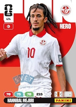Hannibal Mejbri Tunisia Panini FIFA World Cup 2026 Adrenalyn XL #474